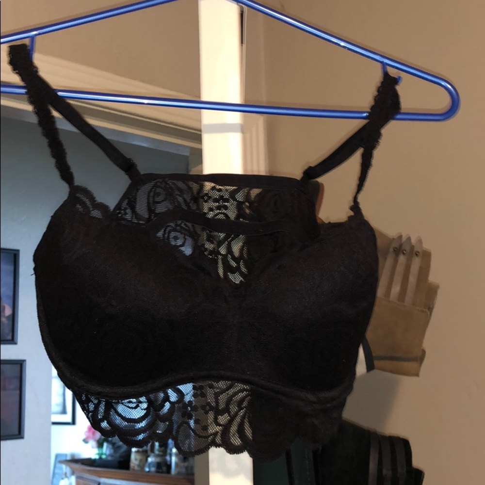 Victoria’s Secret pink black bralette